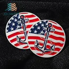 Nautical Crafts Jiabo Custom Design Shiny Silver Soft Enamel Logo Nautical Crafts US Navy Coin Wholesale