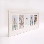 Family Photo Frame Wholesale Wood MDF Decorating Combination Collage Family 5 Opening Photo Frame With Mail Order Box