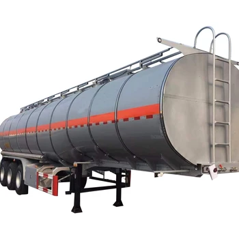45000 Liters Aluminium Alloy Diesel Gasoline Petrol Tanker Semi Trailer Oil Fuel Tank Truck Semi Trailer for Sale