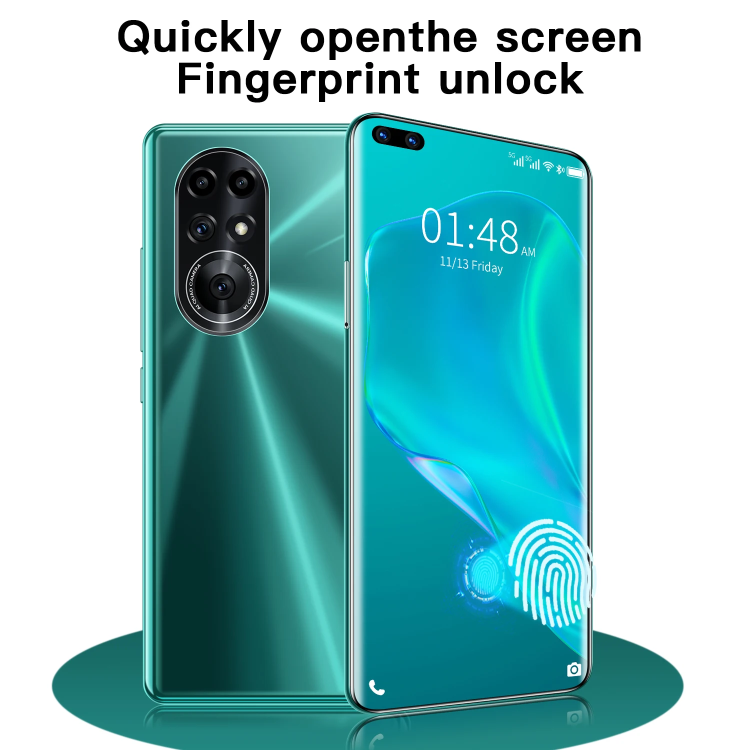 16gb+512gb Novo8 Pro Smartphone 7.3inch 1344*2772 6800mah Battery Mobile Cell Phone