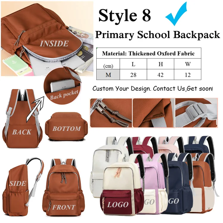 Custom Designer Student Women's Casual Sports Laptop Backpacks