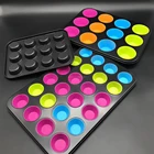 Silicone Bakeware Pans Bakeware Non-Stick Muffin Cake Pan 24 Silicone Cup Cake Bakeware