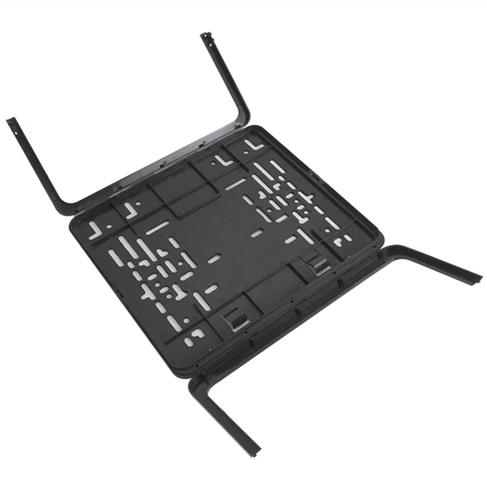 Kenya Size Standard Plastic Black Number Plate Holder Universal License Plate Frame factory