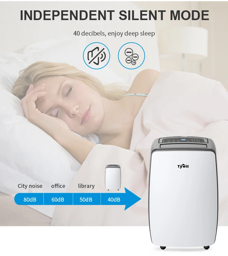 Smart Touchscreen Dehumidifier, 20L/day, R290 - detail 12
