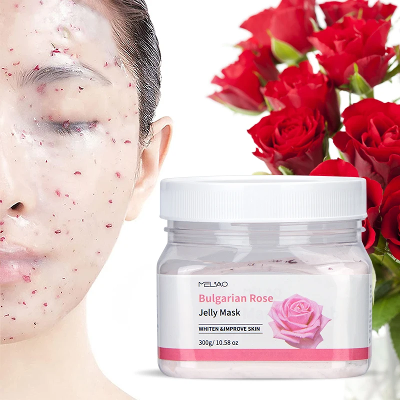 Repair After Sun Exposure Anti Wrinkle Whitening Peel Off Powder Facial Anti Aging Private Label Mud Organic Rose Facial Mask