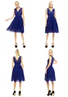 Women Dresses Short Women OEM/ODM Anti Static Crocheted V-neck Short Ladies Lace Casual Dress For Women