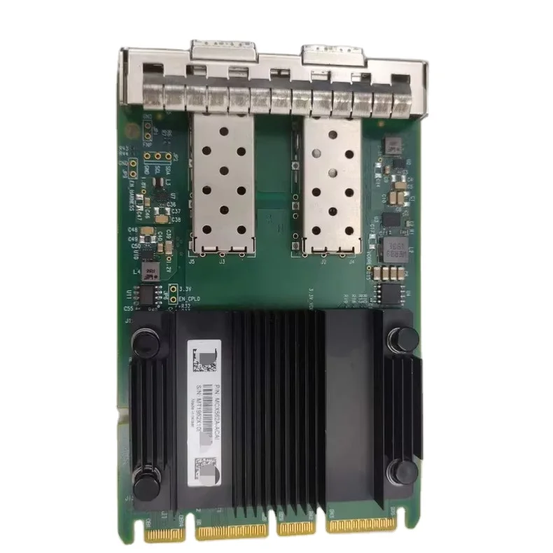 Mellanox MCX562A-ACAI ConnectX-5 Network Card with 10/25GbE Dual-port QSFP28 PCIe 3.0 X16 Adapter