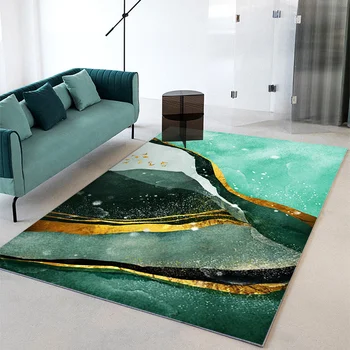 Custom 3D Printing Floor Carpets And Rugs Home Living Room Door Floor Carpet Geometric Modern Polyester Printed Carpets and Rugs
