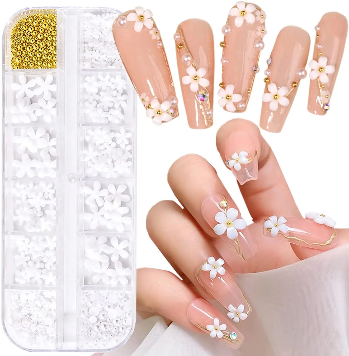 Tuyển chọn 200 mẫu nail art 3d flowers được yêu thích nhất
