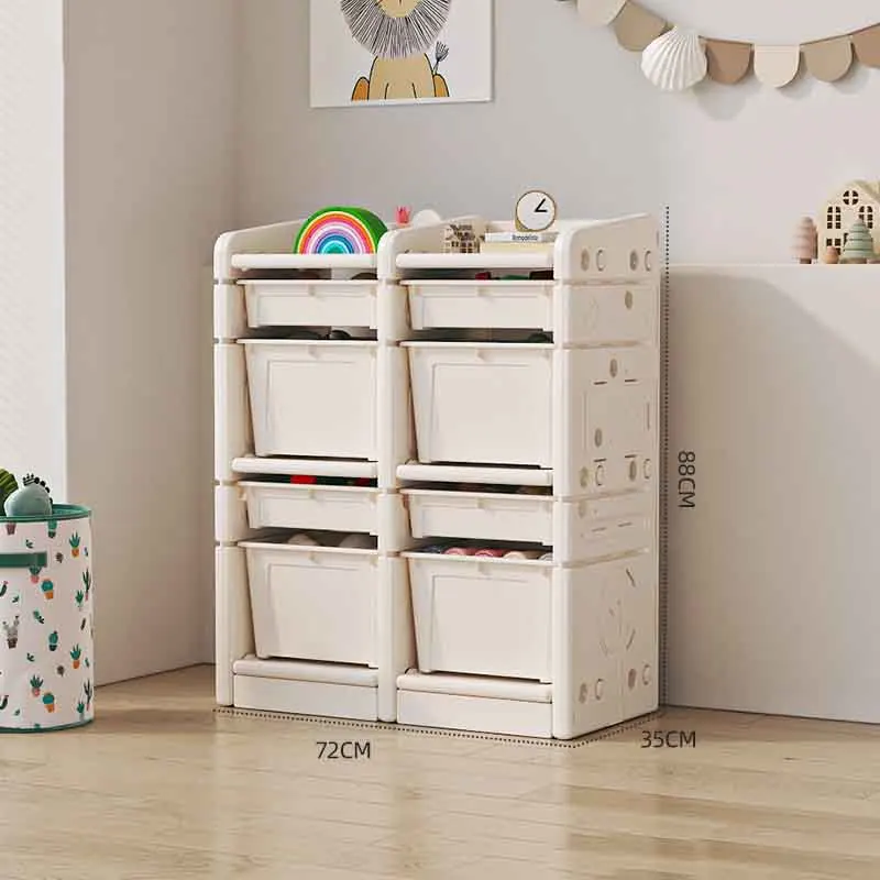 Children's Plastic Truck Bus Clothes Toy Organizers And Storage Organizer Shelf Drawer Closet wardrobe Kids CabinetsKids Toy Box