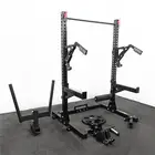 Smith Rising Gym Adjustable Weight Lifting Smith Machine Folding Rack Equipment Squat Rack