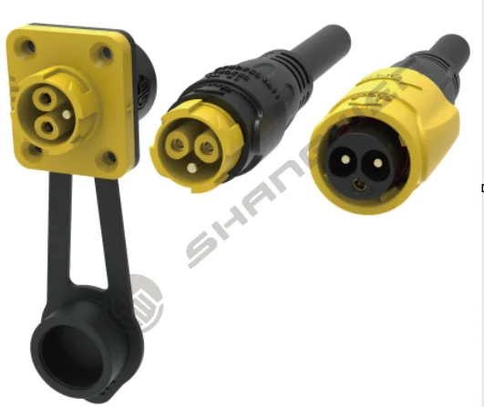 Push-pull Self-locking Waterproof Connector M19 Waterproof Aviation Plug Quick Plug Blue Industrial M19 Male Female 3 Pin