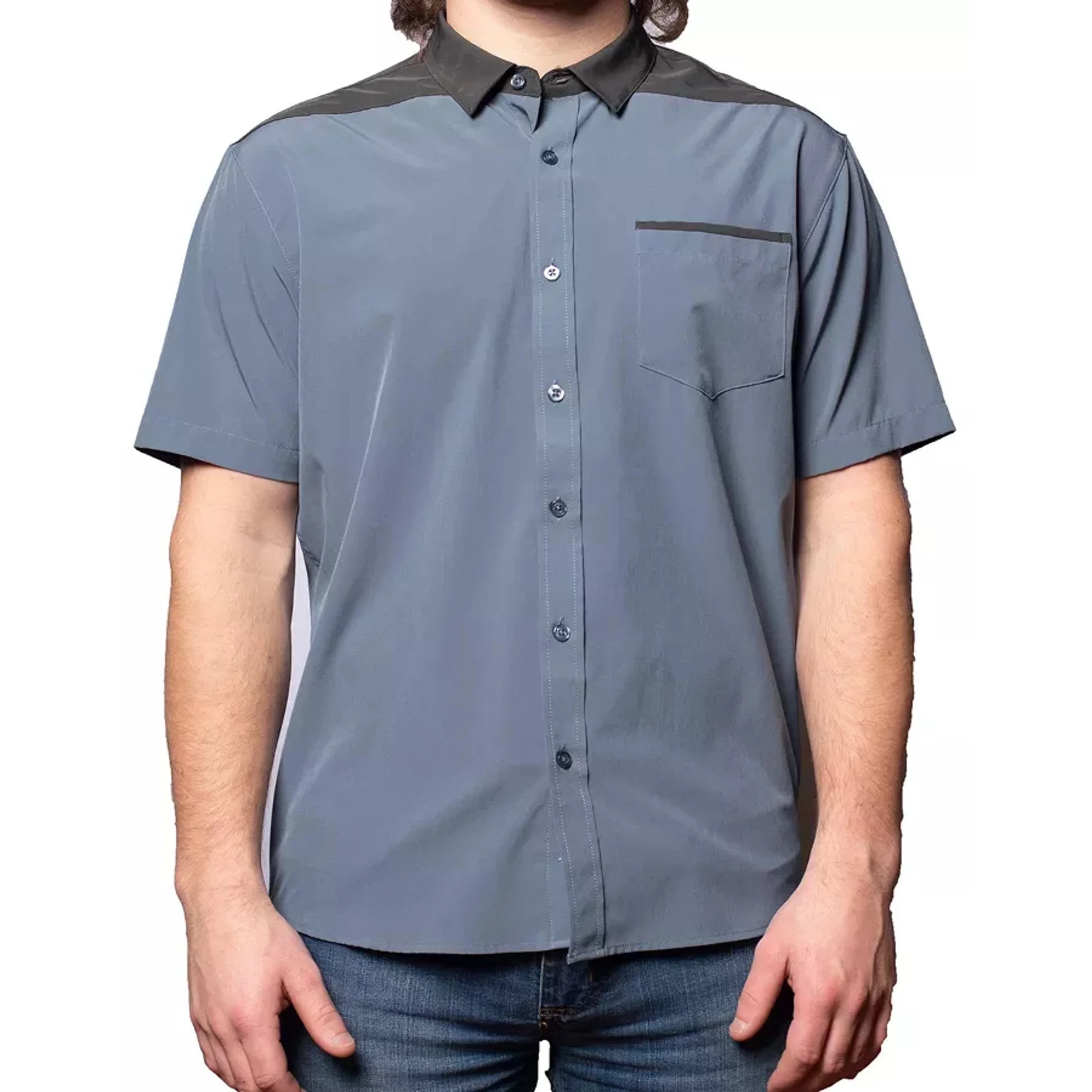 TD Men's Casual Button-Up Shirt Short Sleeve 'Point' Design 100% Cotton Single Breasted Closure Sizes up to 6XL for Summer H2b8e33dcacbb406298fde233003e7a866