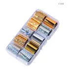 Nail Sticker New Marble Starry Sky Flower Starry Sky Nail Foil Sticker Nail Art Transfer Foil Paper