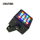 Led Outdoor IP65 36W Color Change RGB RGBW DMX 512 LED Flood Light For For Building Bridge Park Lighting