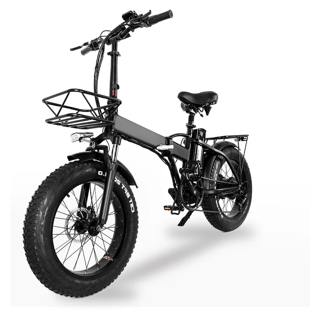 Free shipping fatbike GW20 removable 48v 15ah foldable 20 inch 750w electric bike eu warehouse