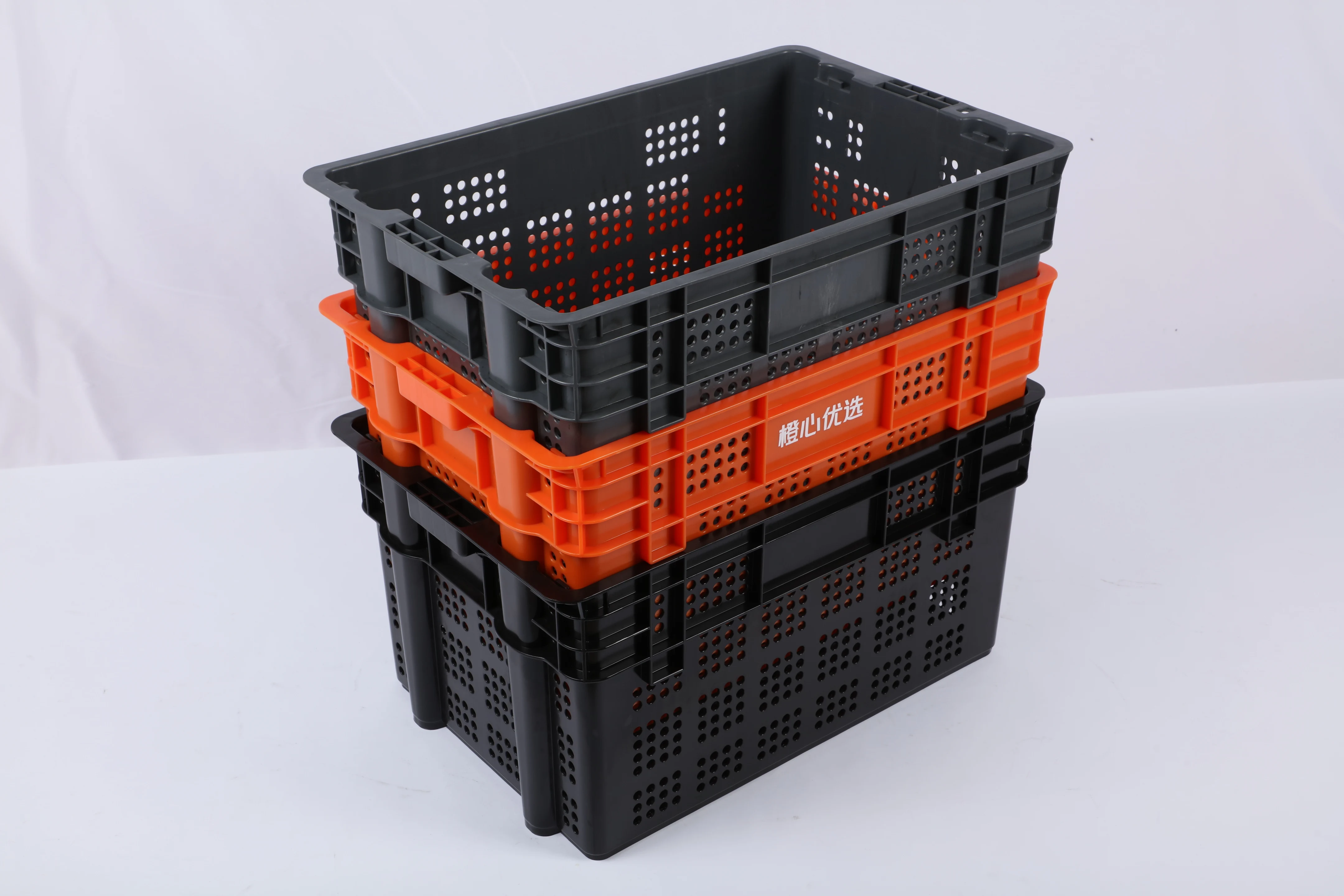 Manufacturer Wholesale Durable Storage Container Plastic Vegetable Crates manufacture