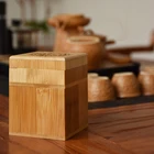 Burner Cone NEW Square Wooden Charcoal Incense Burner Bamboo Double Layer Sandalwood Agarwood Oud Incense Cone Burner