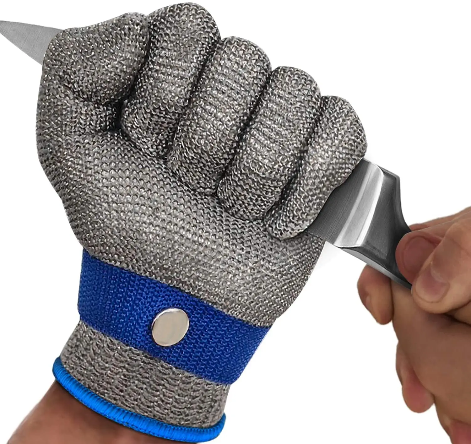 Safety Cut Proof Stab Resistant Stainless Steel Gloves Metal Mesh Butcher VQ 