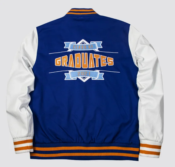 Varsity Bomber Jacket bj02 Back