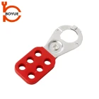Lockout Hasp Boyue Loto 6 Holes Steel Safety Lockout Hasp For Padlocks Device