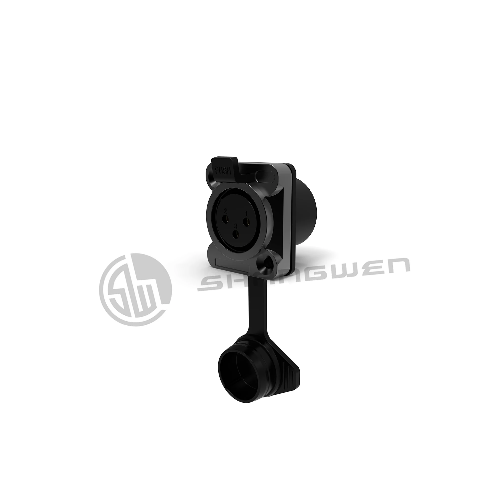 China Wholesale Outdoor Waterproof Zinc Alloy Shell Mini 3 Pin Female Socket Xlr Connector