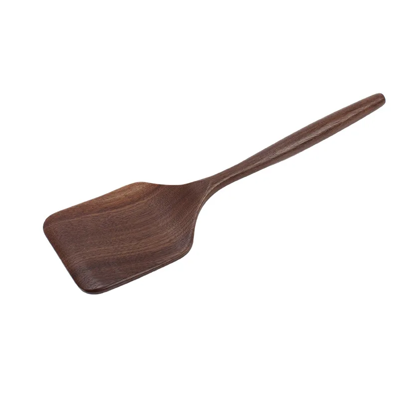 Wooden Spoons for Cooking Nonstick Wood Kitchen Utensil Cooking Shovel Natural Walnut Kitchen Utensils Set Of 6 PCS