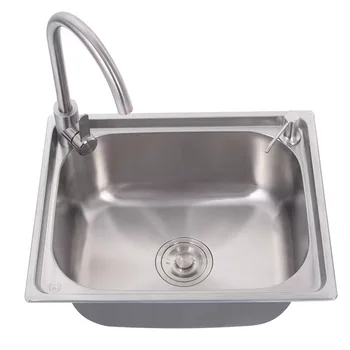Large Single Bowl Kitchen Sink High Quality Stainless Steel Vegetable Basin With Low Price