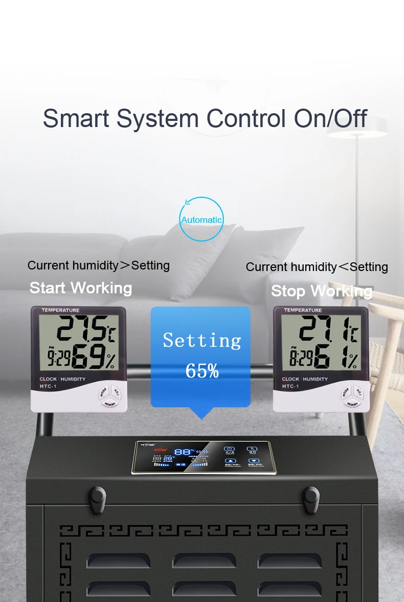 Vertical Growing Dehumidifier, 110-240V 50, R410a - detail 12