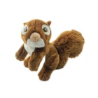 Animal Wholesale OEM ODM Low MOQ Custom Stuffed Plush Toy Squirrel Zoo Animal Lifelike Toy Simulation Toy Juguete