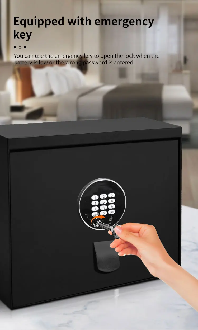 CEQSAFE Economic High Quality Hotel Safe Box with Hydraulic Function Top Opening Hotel Drawer Safe Box Chinese CEQ Safe GK-TOP-Y details