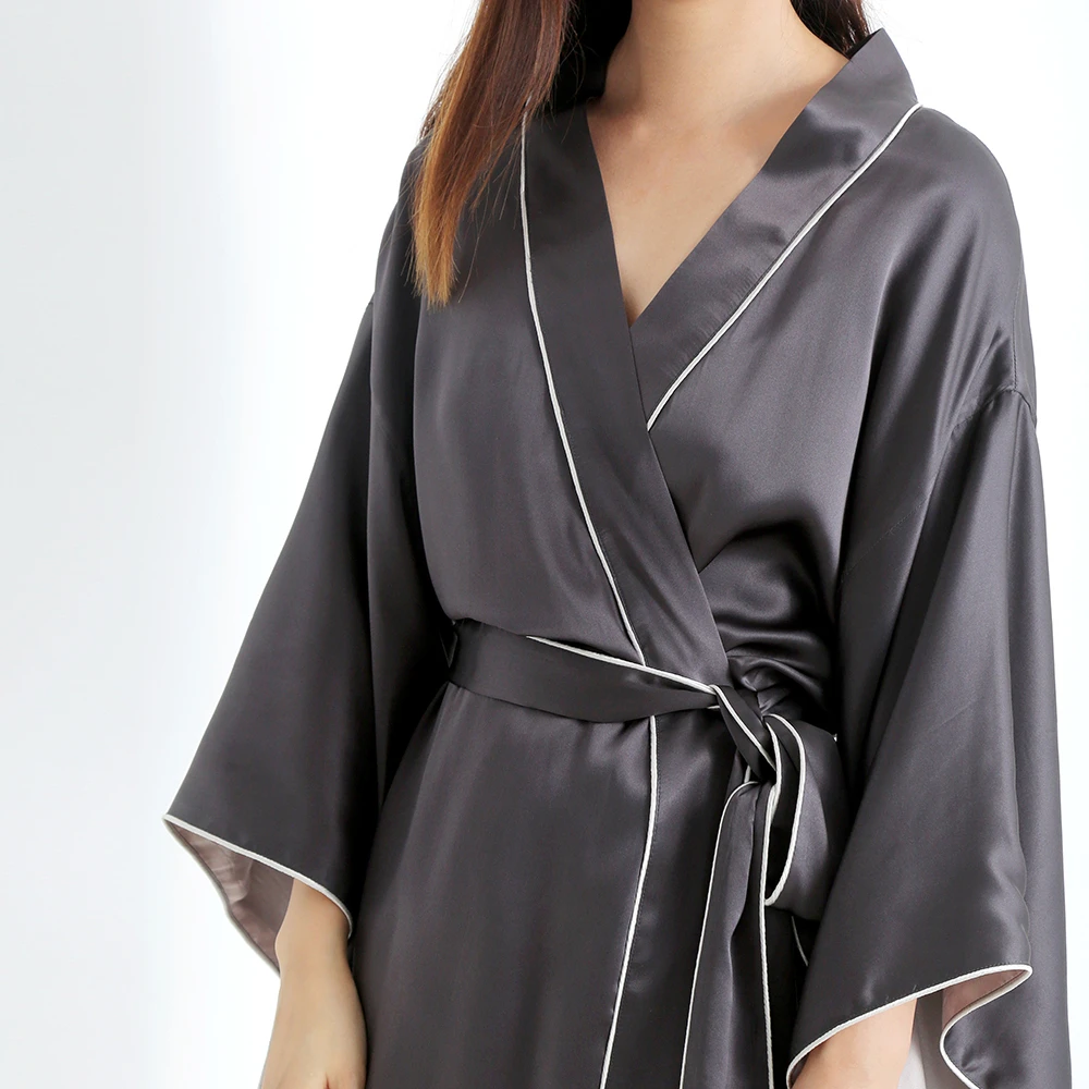 wholesale luxury  organic mulberrry silk pajamas ladies mens silk pajama set kids silk pajama sets plus size