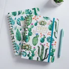 School Stock 2022 Hardcover Daily Planner Spiral Journal Notebook A5 School Office Home Notebook Agendas