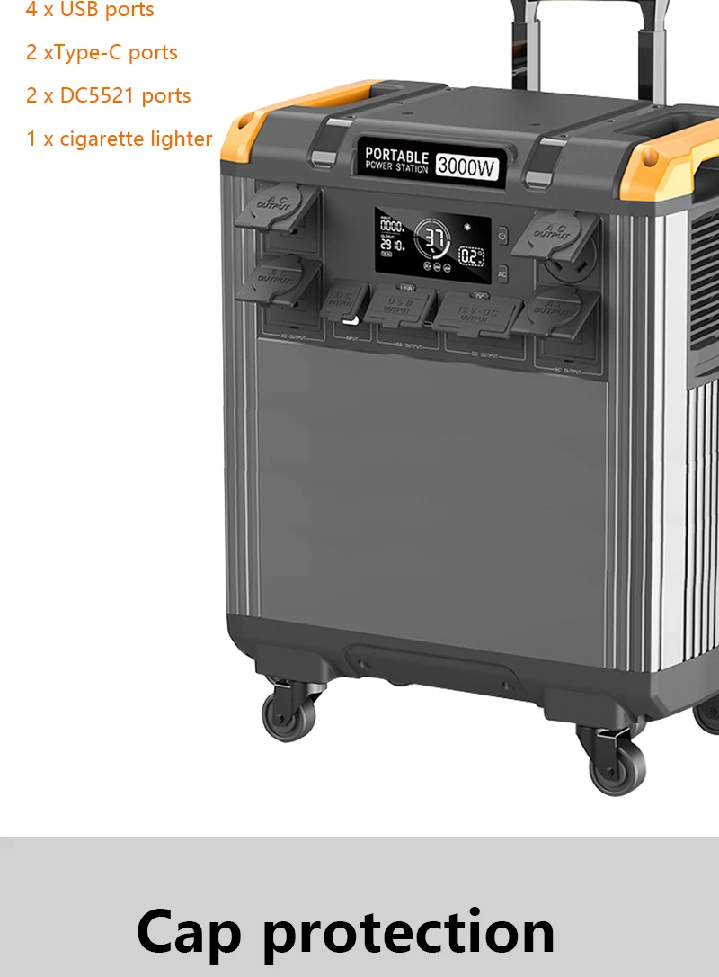 HP 5000W Portable Power Station 220V Solar Generator for Camping Automotive & Car Manufactured Battery Sale manufacture