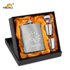 Promotional Gift Promotional Fathers Day Customized Best Father Gift Stainless Steel Hip Flask Set