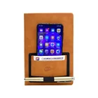 Leather Planner Notebook Oem Custom Made A5 Business Hardcover Agenda Leather Planner Pocket Notebook With Pen Holder