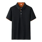 Shirt Custom Uniform Logo 2021 New Design White Collar Cotton Quick Dry Breathable Men Polo Shirt