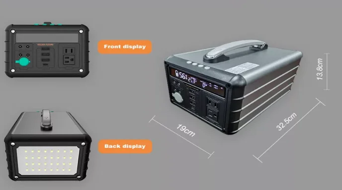 Portable Power Stations PB-1000US Large Capacioty LiFePO4 Battery 1000w Outdoor Camping with Solar Panel details