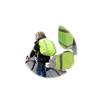School Reflective Backpack Heated School Polyester Reflective Safety Backpack For Cycling