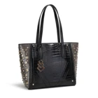 Bag Hand 2021 Luxury Fashion Big Size Female Skin Shoulder Bag Designer Woman Hand Bag Hardware Black Handbag