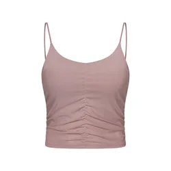 YIYI Net Design Naked Feeling Workout Tops Beauty Back Sexy Fashion Gym Slim Tops Quick Dry Tank Tops With Built In Bra