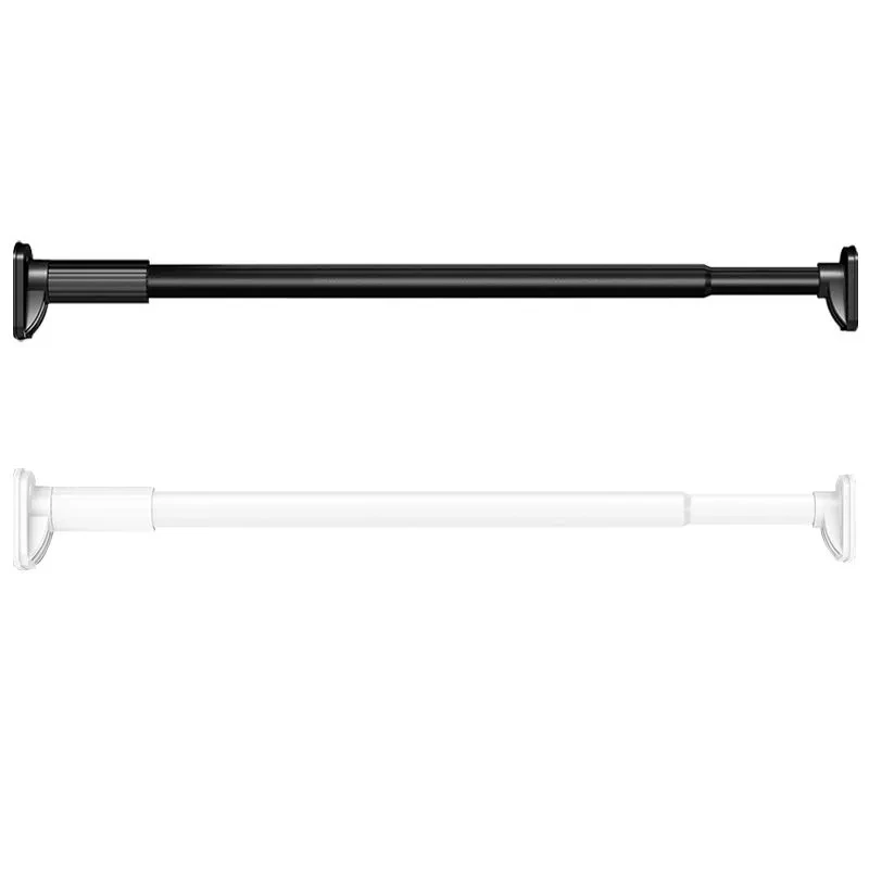 Spring Loaded Extendable Telescopic Net Voile Tension Curtain Rail Pole