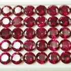 Ruby Corundum Ruby 1000pcs/bag Synthetic Loose Diamond Cut Loose #5 Ruby Round Cut Corundum Sapphire Gemstone