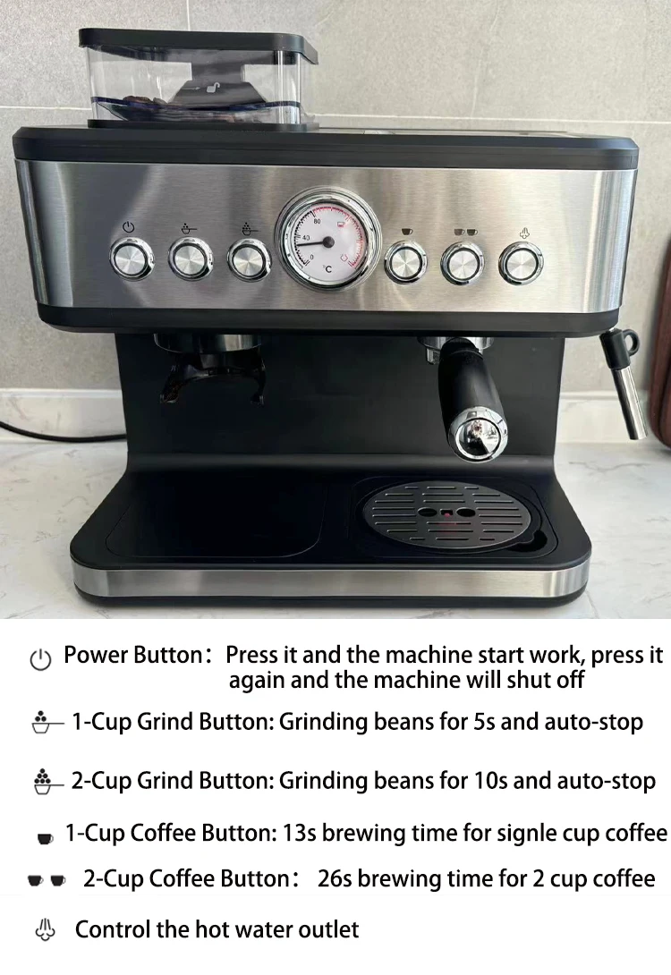 Multifunctional Espresso Coffee Machine Fully Automatic Coffee Maker