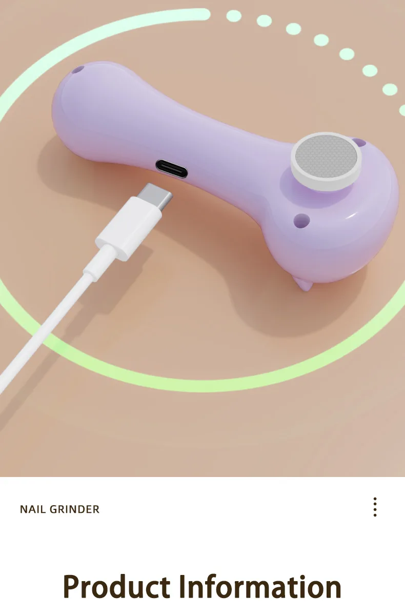 Wholesale New USB Rechargeable Pet Nail Grinder Safe to Use for Dogs and Cats Pet Supplies manufacture