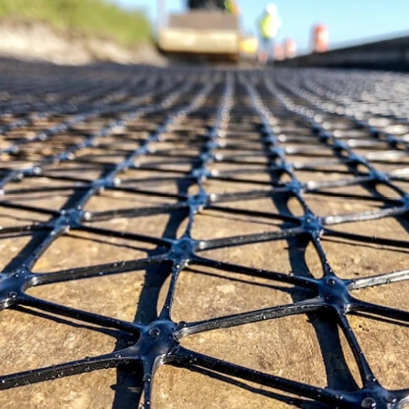 Airport Runway Reinforced Geogrid Highway Railway Construction Plastic