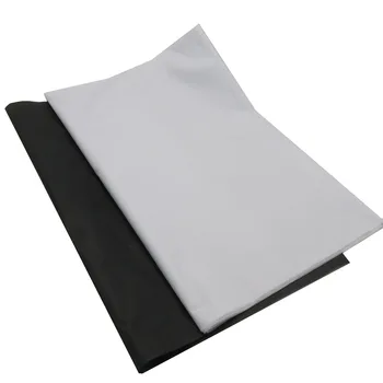 acid free wholesale white or black gift packing thin silk cotton tissue paper custom logo
