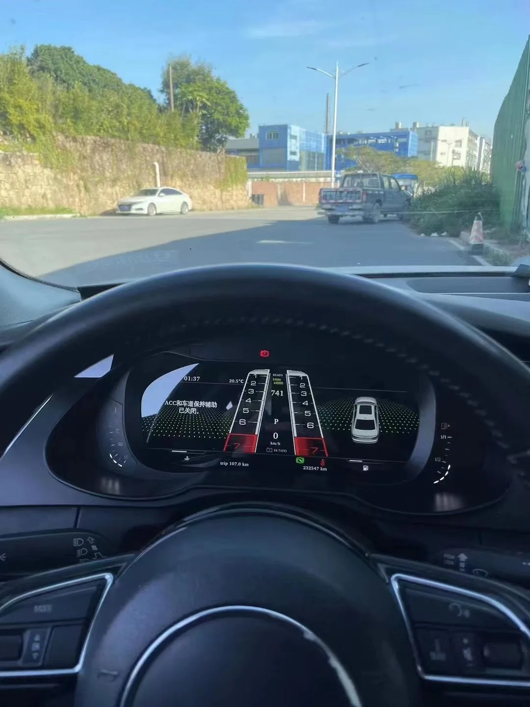 Linux System Auto Meter 12.3 Inch Car Speedometer For Audi Q5 20102018