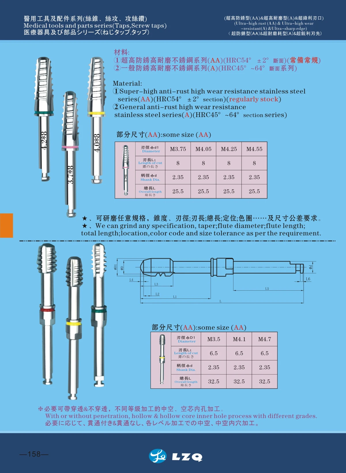 Optional Tap For Cortical Bone Guided Screw Tap Bone Expander On Sale