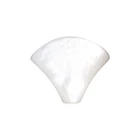 Stone Gems Natural Agate Stone Sector Shape Gems For Jewelry Making